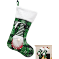Miniatyrbild 5 av 10: Julstrumpa | Jultomtar utan ansikte Skandinaviska Nisse-Väska green