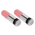 Miniatyrbild 3 av 8: 2 st Foundationborste Söt Plump Bärbar Makeupborste Mjuk Kosmetisk Verktyg Rosa Silver