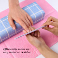 Miniatyrbild 7 av 7: 10 Påsar Engångs Nagelkonst Bordservetter Vattentäta Mjuka Absorberande Nagelbordsskydd Tillbehör Dukskydd för Manikyr Rosa