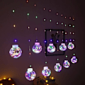 Miniatyrbild 1 av 4: LED-julönske-klot Romantisk semesterdekorativ lampa Sovrum Butiksfönster Christmas Tree-[Color]] 3 M-30led