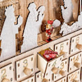 Miniatyrbild 6 av 7: Julkalendrar | Julkalendrar | Trä juladventskalenderhus till jul0) Mgichoom 1