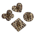 Miniatyrbild 2 av 8: Nagelkonst-övningsställ DIY-träningsspetshållare Akryl kristallbas Visningshylla Leopardbas