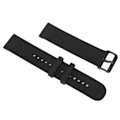 Miniatyrbild 4 av 8: Justerbart Silikonarmband för Amazfit GTS 3/GTS 3 PRO Andningsbart Smartwatch Armband Svart