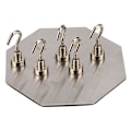 Miniatyrbild 6 av 8: Magnetisk Nagelkonst Displayställ med 5 Tipshållare Fingernagel DIY Övningsverktyg för Falska Tips Manikyrverktyg