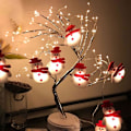Miniatyrbild 3 av 9: LED Snowman String Light Julgran String Lamp 2m 10LED