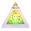 Miniatyrbild 1 av 8: Elektrisk Digital LED-väckarklocka med Färgbyte, Batteridriven Väckarklocka för Barnrum, Kalender