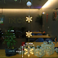 Miniatyrbild 7 av 9: Julsugningslampa för butiksfönster, dekorativ lampa för julstämning, atmosfärslayout, dekorativ sugningslampa 2