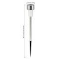 Miniatyrbild 3 av 4: 6 STK/12 STK LED-lampa Solenergi 1 STK 1 STK