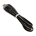 Miniatyrbild 3 av 7: Micro USB Laddningskabel Förlängning Nylonflätad Snabbladdningskabel för Android Mobiler Svart