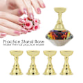 Miniatyrbild 8 av 8: Nagelhållare Falska Nagelspetsar Övningsställ Kristallbas Hållare Nagelkonst Display Manikyr #1