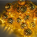 Miniatyrbild 2 av 5: Jul födelsedag och semester dekorationer String Led färgad lampa Smidesjärn marockansk boll belysning Color 6M40led USB