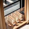 Miniatyrbild 5 av 7: Äggförvaringslåda, äggställ, automatisk rullande ägglåda Cream color 2pcs