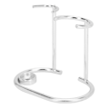 Miniatyrbild 7 av 8: Rakstativ Säkerhetsstål Modern Design Rostfri Hållbar Liten Bärbar Rakborsthållare för Toalett Silver