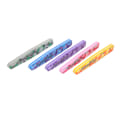 Miniatyrbild 2 av 8: 5-pack Nagelfil Reusable Tvättad Färgglad Svamp Plastbräda Nagelfilning Strip för DIY