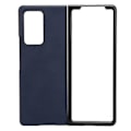 Miniatyrbild 1 av 7: Mobiltelefonskydd Stötsäkert Läderfodral Skal för Samsung Galaxy Z Fold 2 Blå