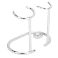 Miniatyrbild 3 av 8: Rakstativ Säkerhetsstål Modern Design Rostfri Hållbar Liten Bärbar Rakborsthållare för Toalett Silver