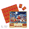 Miniatyrbild 3 av 6: Julkalender med Nedräkning Blind Box 1008 Bitars Pussel för Vuxna Avkoppling Överraskningsgåva G