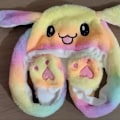 Miniatyrbild 1 av 6: Söt Hatt Touching Ears Soft Funny Hat - Rainbow - Julklapp Barn purple