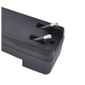 Miniatyrbild 6 av 9: Ficklampa LED Cree XML-T6 + 2 Batterier + Laddare Svart