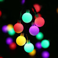 Miniatyrbild 2 av 4: 12m Färgglada Fairy String Lights Solcellslampa Utomhus 100LED