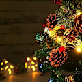 Miniatyrbild 3 av 5: Julgirland med lampor20 LED 6,56 fot julgran 1