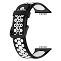 Miniatyrbild 1 av 7: Ersättningsarmband Kompatibla för HUAWEI Watch FIT2 Andningsbara Silikonarmband Tvåfärgade Justerbara Smartwatch Armband