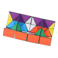 Miniatyrbild 6 av 7: Oändlig Kombo Pussel Leksak Geometrisk Transformerande Avkoppling Färgglad Oändlig Avlastningsleksak för Barn