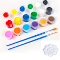 Miniatyrbild 1 av 7: Kattmask Vit Kattmask Tom DIY Halloween Mask Djur Halvmask Maskeradboll 15PCS