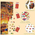 Miniatyrbild 5 av 6: Julkalender med Blind Box-pussel 70 * 50cm S8