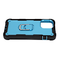 Miniatyrbild 7 av 7: Repskyddande Armor-skal med stativ för iPhone 13 Pro Max mobiler Armor Protect Case (Svart Blå)