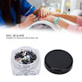 Miniatyrbild 7 av 8: 8 st Nail Sequins DIY Nagelsmycke Dekoration Glittrande Sequins Tillbehör för Nagelsalong