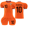 Miniatyrbild 1 av 7: 2024 EM-tröjor och fotbollströjor set Netherlands No. 10 XS