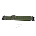 Miniatyrbild 2 av 8: Armbandsband Elastiskt Nylon Flätat Justerbart Armband Klockband för Galaxy Watch 4 Militärgrön