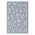 Miniatyrbild 5 av 5: 3 st Silver Hollow Butterfly Nagelstickers H