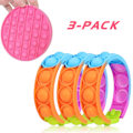 Miniatyrbild 1 av 5: Armband Pop It & 3 st Fidget Leksaker - Leksak / Sensorisk Flerfärgad