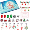 Miniatyrbild 1 av 7: 24 st julkalender med blindbox-set för DIY-pärlhalsband, jul armband A