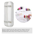 Miniatyrbild 7 av 8: 10 st Nail Art Akrylremsor Display Transparent Manikyr DIY Nagelsalong Tillbehör 10 st