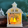 Miniatyrbild 9 av 10: Juldekorationer Retro Bärbar Liten Nattlampa Led Prydnadsföremål Julgransprydnader White-Christmas Tree