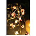 Miniatyrbild 6 av 7: Christmas Wansheng Festival dekorativ festonglampa Santa Claus Snowman Tree Lighting Chain E 3 M 30 led
