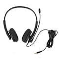 Miniatyrbild 8 av 8: XD1000 USB-headset med 3,5 mm brusreducerande mikrofon, kundtjänstheadset för Skype, webbinarier och callcenter