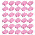 Miniatyrbild 4 av 6: 30 st Mini Nagelfil Professionell Bärbar Hemma Salong Nagelfilning Slipblock Manikyr Verktyg Rosa