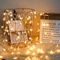 Miniatyrbild 1 av 5: Led Small Colored Lights Star Light String Christmas Neon Small Colored Lights String Warm White-3M20led USB