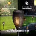 Miniatyrbild 2 av 4: Solcellslampa Trädgårdsfackla 4-pack, Svart