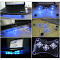 Miniatyrbild 3 av 9: Kylplatta för Laptop, Ps5, Ps4, Xbox X, Xbox One Transparent