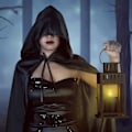 Miniatyrbild 4 av 5: Cosplay Halloween Jul Maskeradkostymer för Vuxna - L