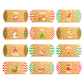 Miniatyrbild 5 av 5: Julkuddeask för godisförpackning Jul liten pappersask Julkalenderpresent 2023 B