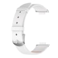 Miniatyrbild 1 av 8: Smartwatchband i Läder, Vit, Bekväm, Justerbar, Ersättningsdel för Watch FIT2