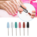 Miniatyrbild 5 av 8: 6 st Nailborrbitar Nagelkonstborr Manikyr Sliphuvud Nagelfinering Bits Tillbehör08