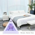 Miniatyrbild 6 av 8: Elektrisk Digital LED-väckarklocka med Färgbyte, Batteridriven Väckarklocka för Barnrum, Kalender