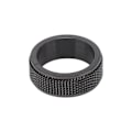 Miniatyrbild 1 av 7: 8MM Herr Spinerring Ljudlös Titanstål Cool Ångest Ring för Ångest Stressavlastning Svart Nr 11 65mm / 2.6in
